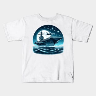 Aircraft Carrier Kids T-Shirt